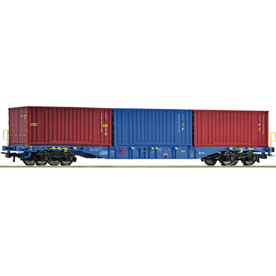 Roco 6600145 Wagon towarowy platforma kontenerowy Sgnss CD Cargo H0